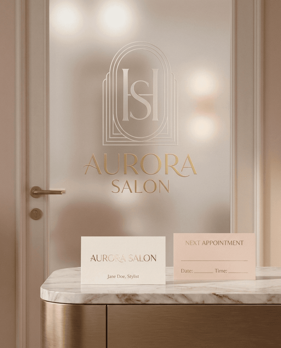 Salon Logo & Colors